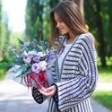 Цветы в коробке "Осеннее вдохновение"