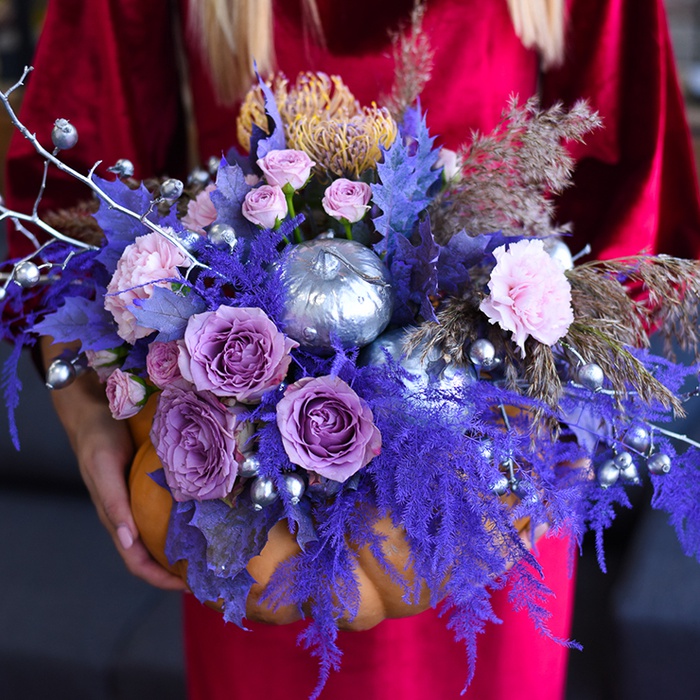 Композиція "Романтичний гарбуз"