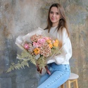 Букет "Медовый персик"