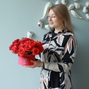 Цветы в коробке "Роза Нина"