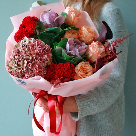 Букет "Осенний фейерверк"