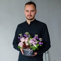Квіти в коробці "Осіння ніжність"