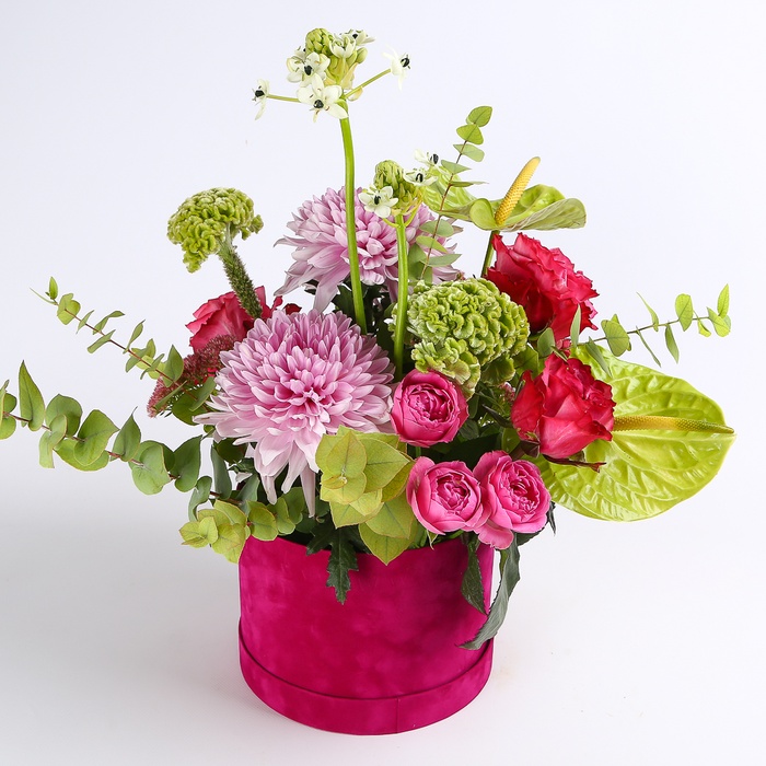 Квіти в коробці "Осіння пора"