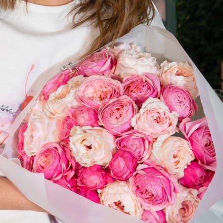 Букет из роз "Нежная история"