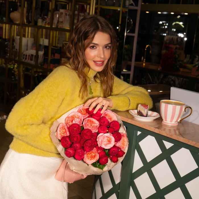 Букет троянд "Рожево-червона пристрасть"