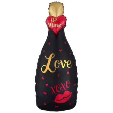 Фольгована повітряна куля "Пляшка Love"