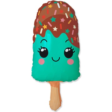 Фольгированный воздушный шар "Мороженое"