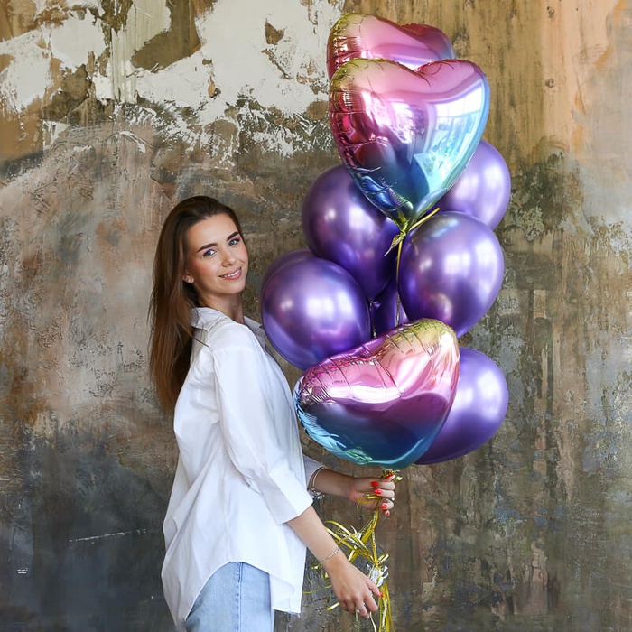 Оберемок повітряних куль "Омбре", 11 шт