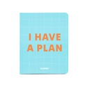 Планер "I have a plan", бирюзовый