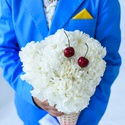 Flowers Ice Cream "Ванильное с вишней"