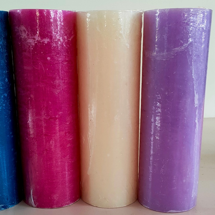 Свеча цилиндр Pragnis в ассортименте, 30 см