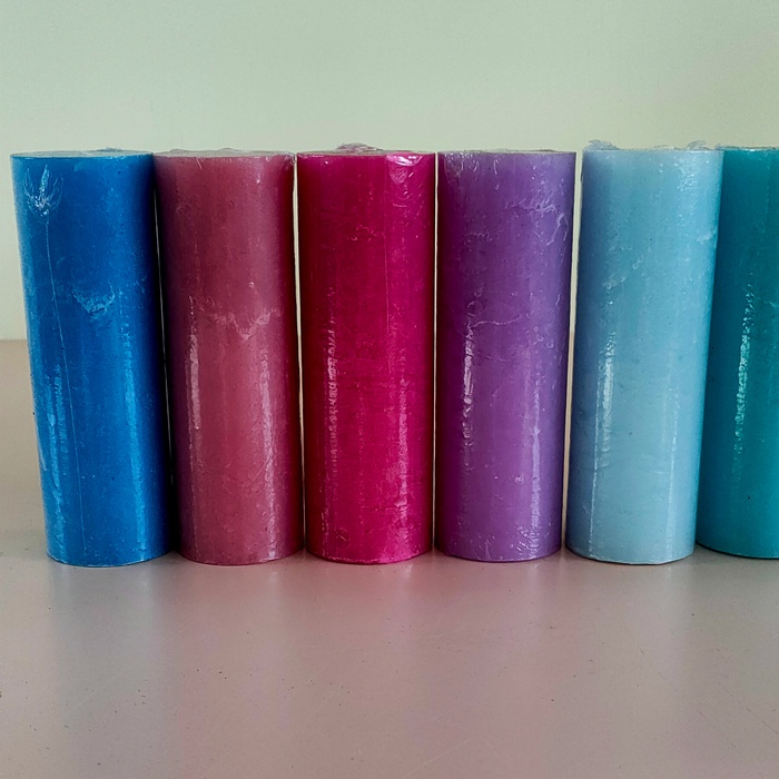 Свічка циліндр Pragnis в асортименті, 20 см