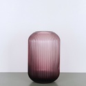 Ваза скляна Tulip dark pink