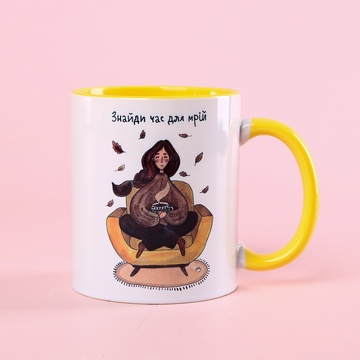 Керамічна чашка "Знайди час для мрій"