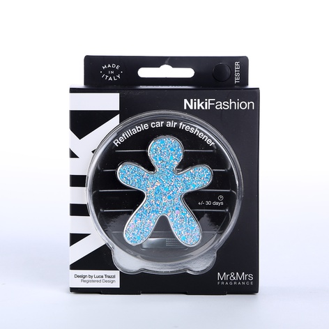 Ароматизатор в машину чоловічок Mr&Mrs NIKI FASHION Portofino - Glitter-Turquoise