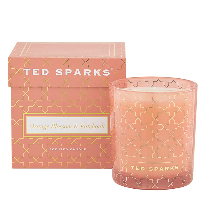 Ароматическая свеча Ted Sparks Апельсин & Пачули