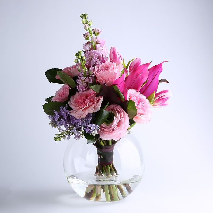 Ваза стеклянная, аквариум, L