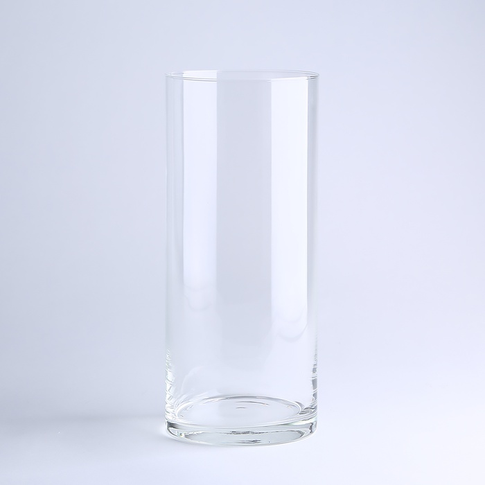Ваза стеклянная, цилиндр, L