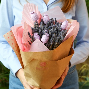 Букет из сухоцветов "Лаванда"