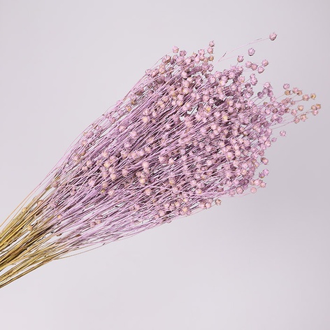 Лен крашеный, сиреневый