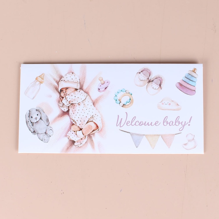 Конверт для денег "Welcome baby"