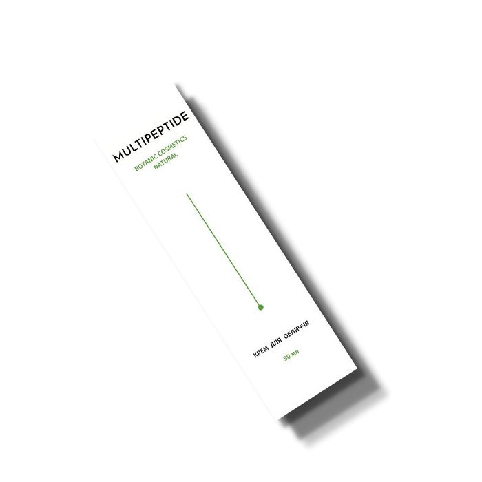 Крем для обличчя 50 мл Multipeptide botanic cosmetics natural – пептидна косметика