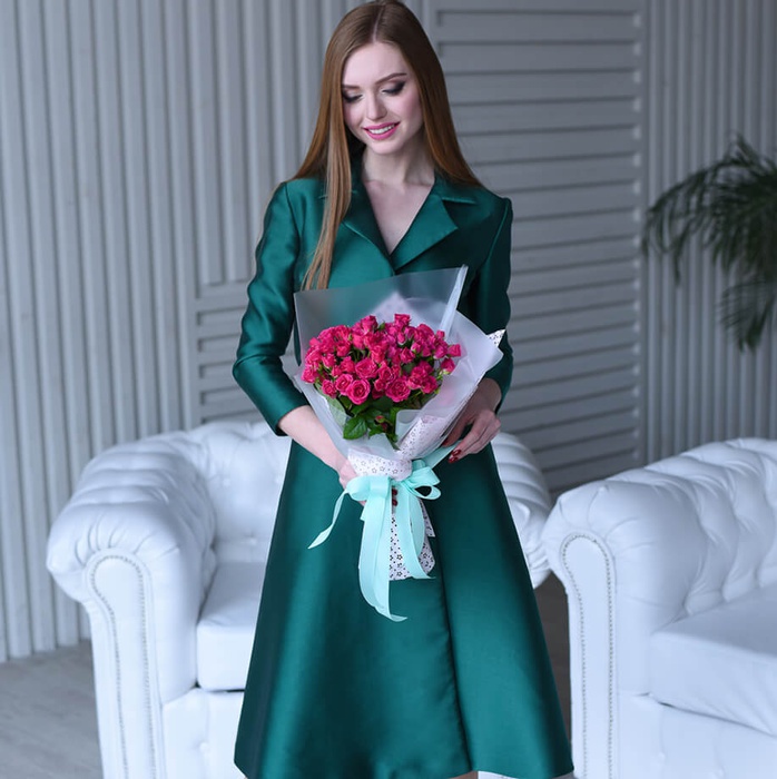 21 ветка розы Лавли Лидия