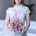 Букет 15 роз Найтингейл