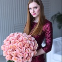 Букет 51 троянда Шиммер