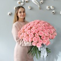 Букет 101 троянда Софі Лорен