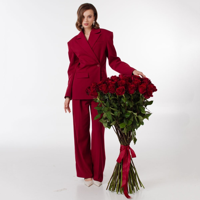 Букет 51 троянда Експлорер