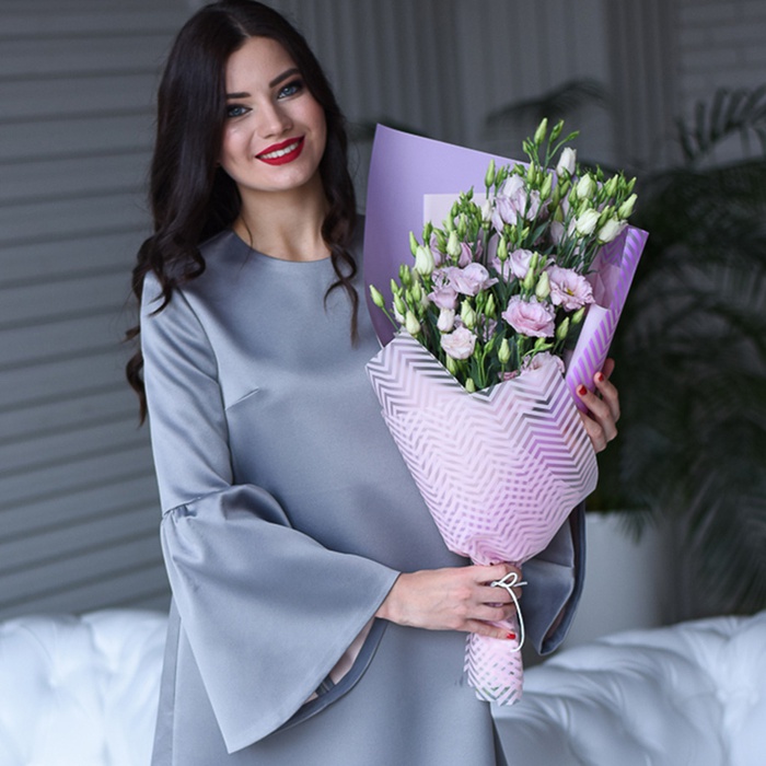 Эустома светло-розовая