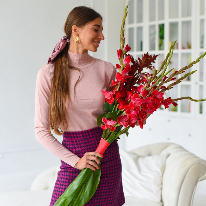 Гладиолус красный