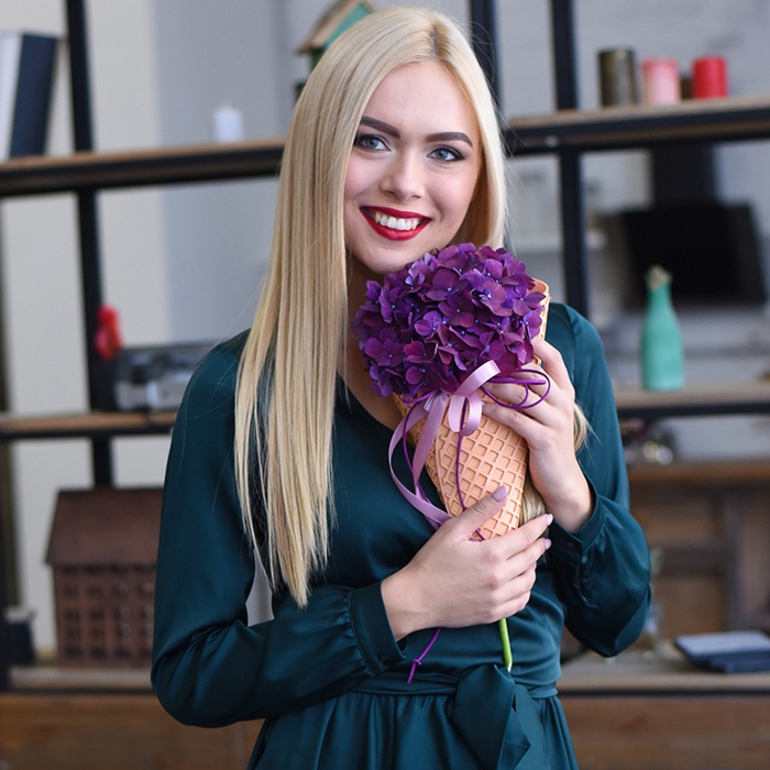 Гортензия фиолетовая