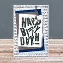 Вітальна листівка для чоловіка "Happy Birthday"