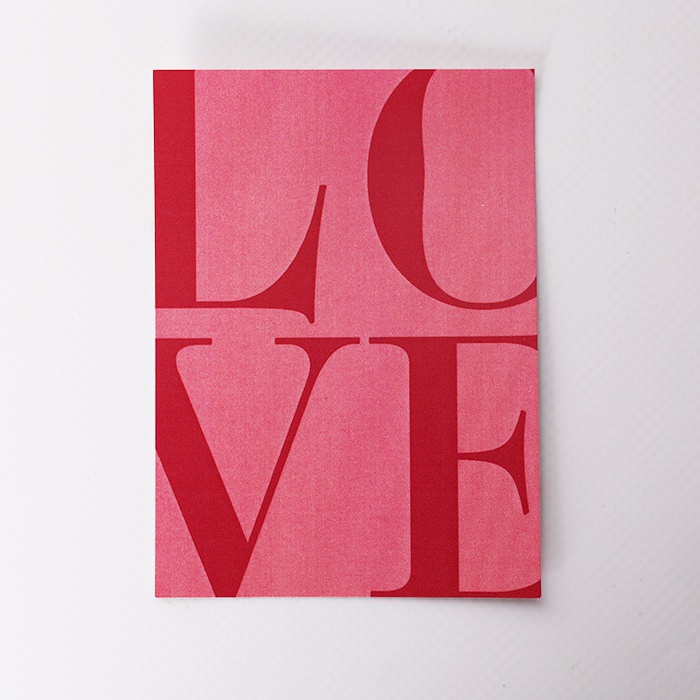 Міні-листівка With love