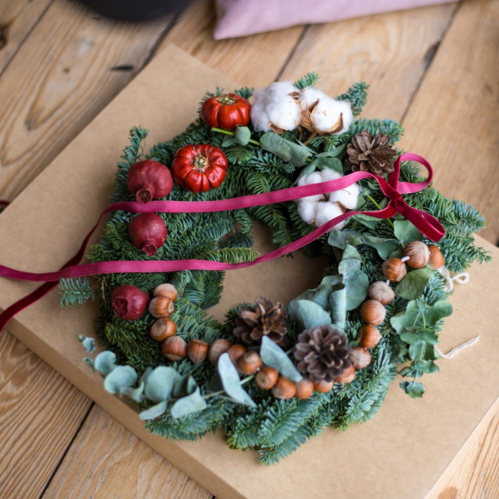 Набір для створення віночка "Зимова екзотика"