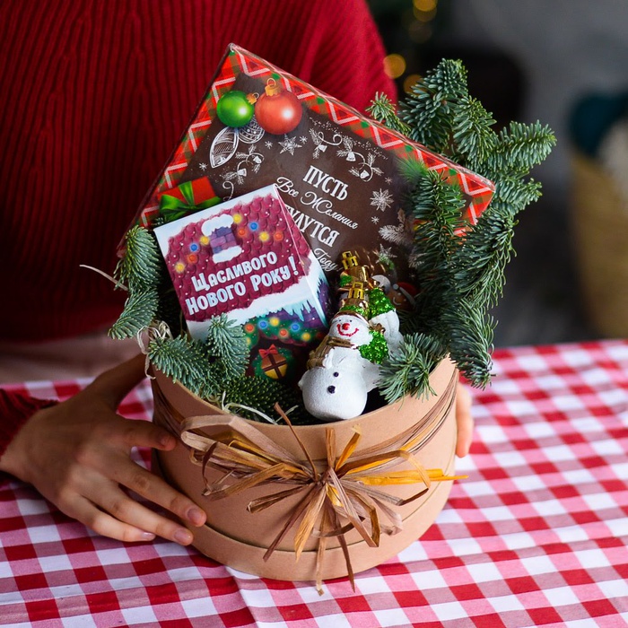 Новогодний подарочный набор с чаем