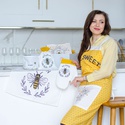 Подарочный набор с кухонным текстилем "Безумная пчелка"