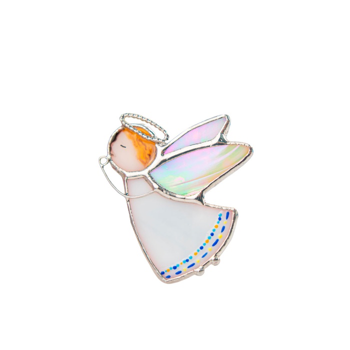 Брошка янгол летить