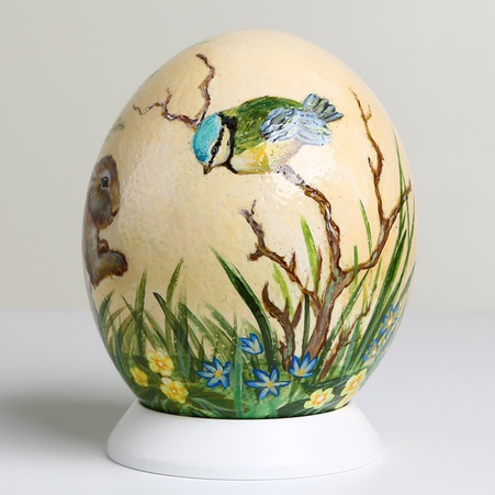 Расписное яйцо пасхальный кролик