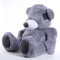 М'яка іграшка Ведмідь Тедді, сірий, М