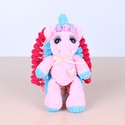 Вязаная игрушка Единорог