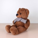 Мягкая игрушка медведь, коричневый, S