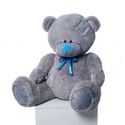 Плюшевий ведмедик Mister Medved сірий з латками, 160 см