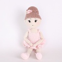 Вязаная игрушка "Балерина"