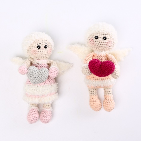 Мʼяка іграшка "Янгол з сердцем"