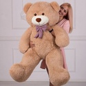 М'яка іграшка Ведмідь латте, 150 см