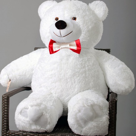 Мягкая игрушка Медведь белый, L