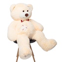 М'яка іграшка Ведмідь бежевий з латками, XL